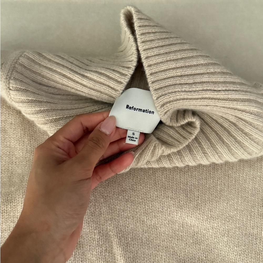 reformation cashmere sweater